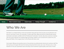 Tablet Screenshot of golfwest.ca